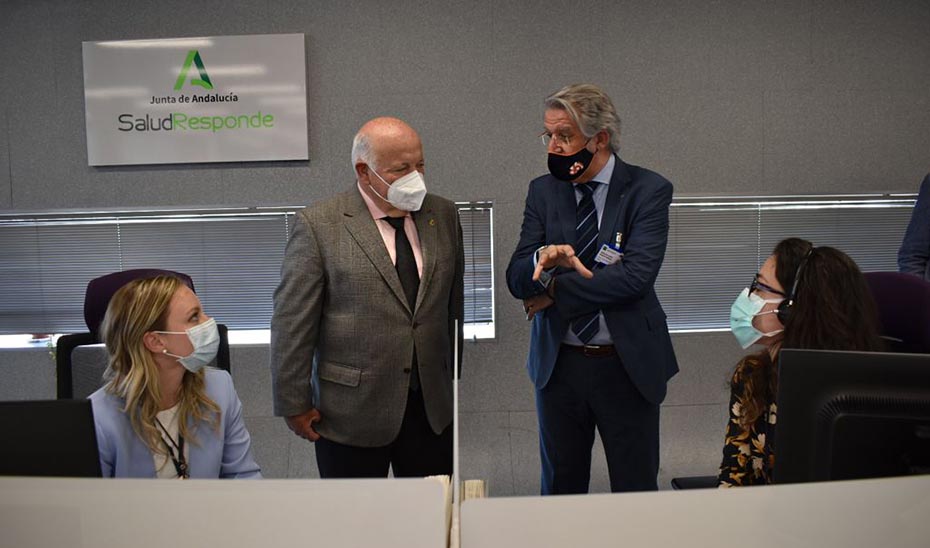 Jesús Aguirre inauguró una nueva sala de coordinación de Salud Responde.